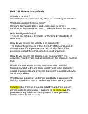 phil 341 study guide